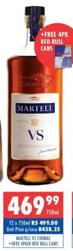 Ultra Liquors Martell vs cognac offer