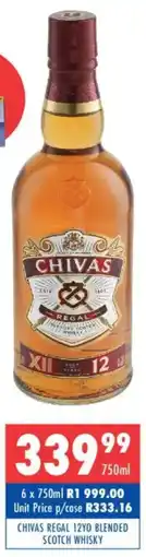Ultra Liquors Chivas regal 12yo blended scotch whisky offer