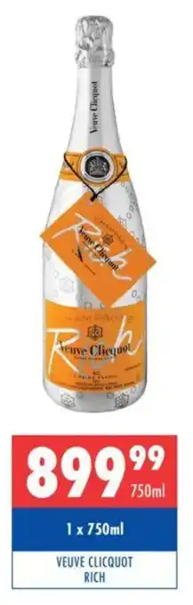 Ultra Liquors Veuve clicquot rich offer