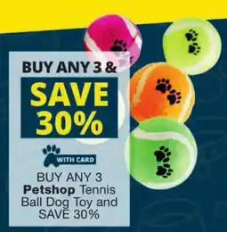 Checkers Petshop Tennis Ball Dog Toy offer