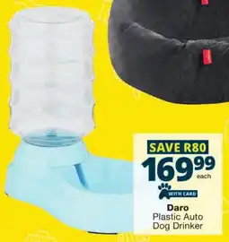 Checkers Daro Plastic Auto Dog Drinker offer