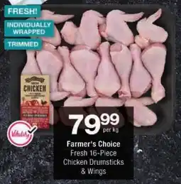 Checkers Farmer's Choice Fresh Chicken Drumsticks & Wings offer