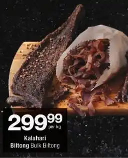 Checkers Kalahari Biltong Bulk Biltong offer