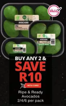 Checkers Ripe & Ready Avocados offer