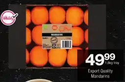 Checkers Export Quality Mandarins offer
