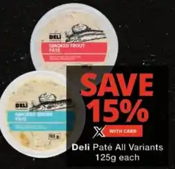 Checkers Deli Paté All Variants offer