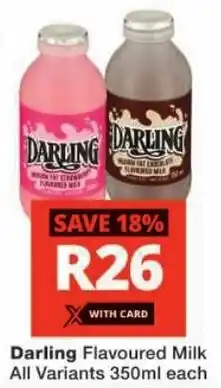Checkers Darling Flavoured Milk All Variants offer