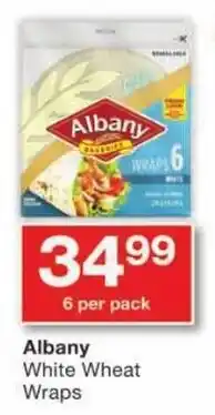 Checkers Albany White Wheat Wraps offer