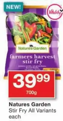 Checkers Natures Garden Stir Fry All Variants offer