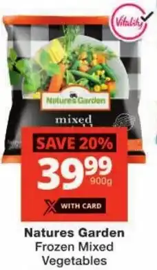 Checkers Natures Garden Frozen Mixed Vegetables offer