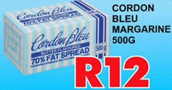 1UP Cordon Bleu Margarine 500g offer