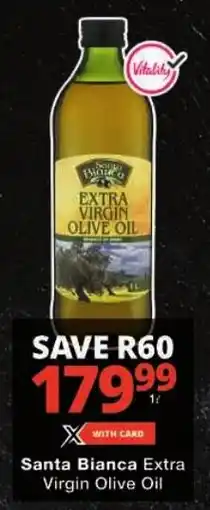 Checkers Santa Bianca Extra Virgin Olive Oil offer