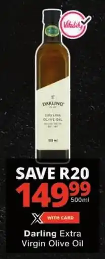 Checkers Darling Extra Virgin Olive Oil offer