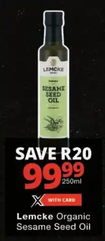 Checkers Lemcke Organic Sesame Seed Oil offer