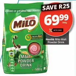 Checkers Nestlé Milo Malt Powder Drink offer