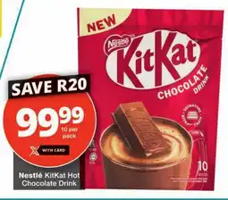 Checkers Nestlé KitKat Hot Chocolate Drink offer