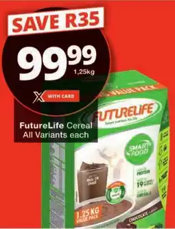 Checkers FutureLife Cereal All Variants offer