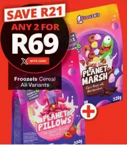 Checkers Froozels Cereal All Variants offer