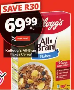 Checkers Kellogg's All-Bran Flakes Cereal offer