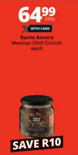 Checkers Santa Anna's Mexican Chilli Crunch offer
