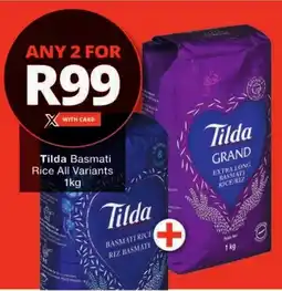 Checkers Tilda Basmati Rice All Variants offer