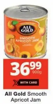 Checkers All Gold Smooth Apricot Jam offer