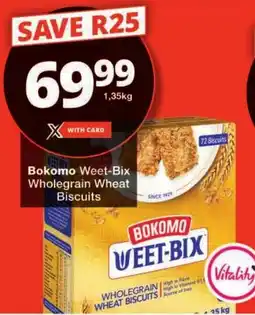 Checkers Bokomo Weet-Bix Wholegrain Wheat Biscuits offer