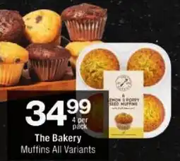 Checkers The Bakery Muffins All Variants offer