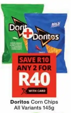 Checkers Doritos Corn Chips All Variants offer