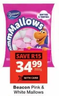 Checkers Beacon Pink & White Mallows offer