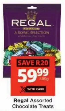 Checkers Regal Assorted Chocolate Treats offer