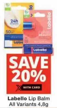 Checkers Labello Lip Balm All Variants offer