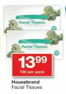 Checkers Housebrand Facial Tissues offer