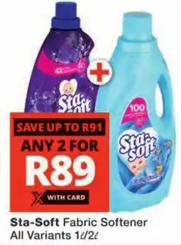 Checkers Sta-Soft Fabric Softener All Variants offer