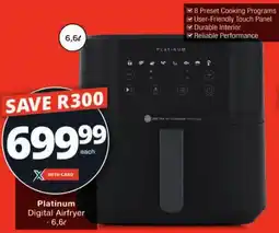 Checkers Platinum Digital Airfryer offer