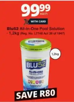 Checkers Blu52 All-in-One Pool Solution offer