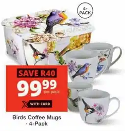 Checkers Birds Coffee Mugs offer