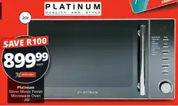 Checkers Platinum Silver Mirror Finish Microwave Oven offer
