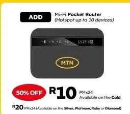 MTN Mi-Fi Pocket Router offer