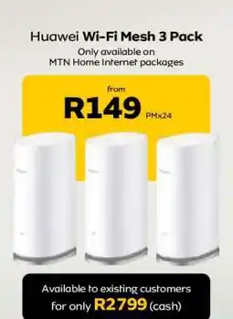 MTN Huawei Wi-Fi Mesh 3 Pack offer