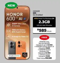MTN HONOR 600 offer