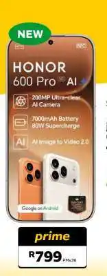 MTN HONOR 600 Pro 5G AI offer