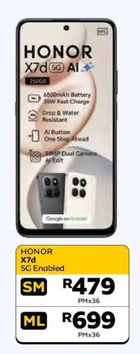 MTN HONOR X7d offer