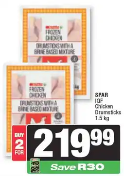 Spar SPAR IQF Chicken Drumsticks offer