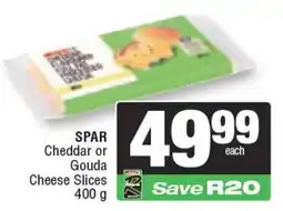 Spar SPAR Cheddar or Gouda Cheese Slices offer