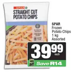 Spar SPAR Frozen Potato Chips Assorted offer
