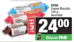 Spar SPAR Cream Biscuits Assorted offer