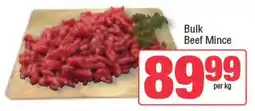 Spar Bulk Beef Mince offer