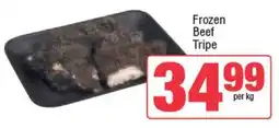 Spar Frozen Beef Tripe offer