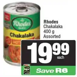 Spar Rhodes Chakalaka Assorted offer